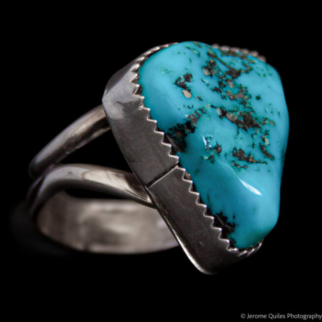 Triangular Turquoise Ring - Image 2