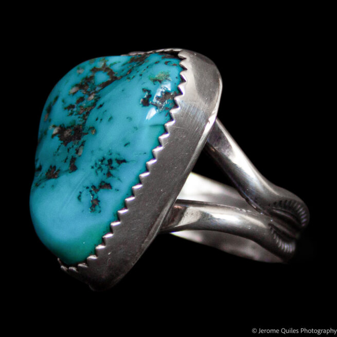 Triangular Turquoise Ring - Image 3