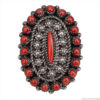 Bague Corail Rouge