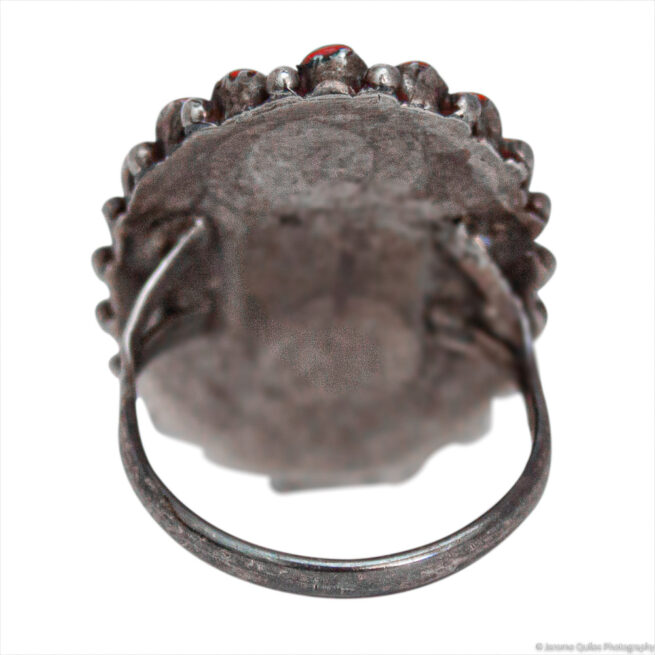 Zuni Coral Ring - Image 4
