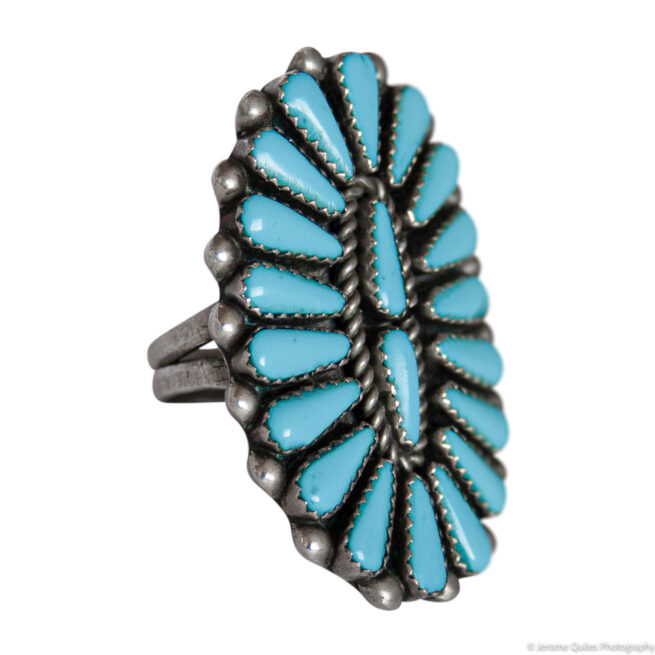 Zuni Turquoise Ring - Image 2