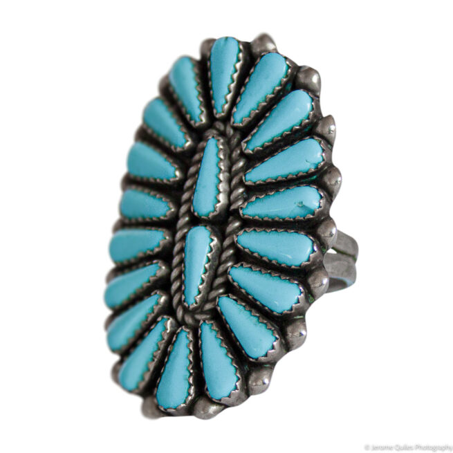 Zuni Turquoise Ring - Image 3