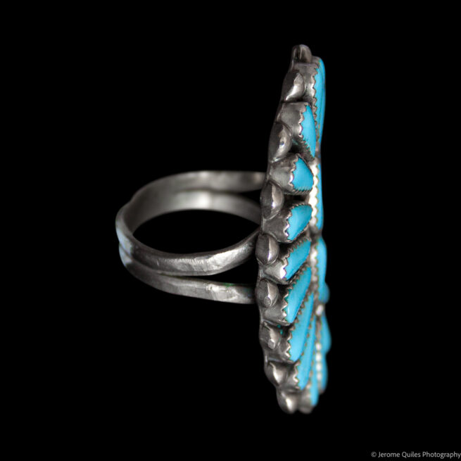 Zuni Turquoise Ring - Image 5