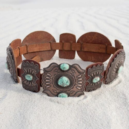 1990s Kirk Smith Concho Belt