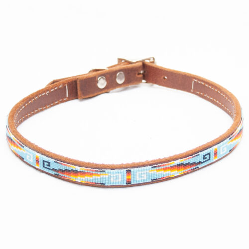 Large Beaded Dog Collar