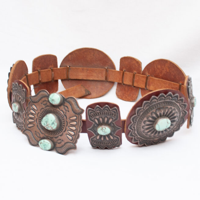 Ceinture Concho Turquoise Kirk Smith – Image 2
