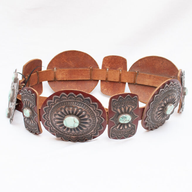 Ceinture Concho Turquoise Kirk Smith – Image 3