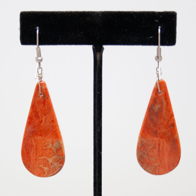 Boucles d'Oreilles Larmes Mosaïques – Image 4