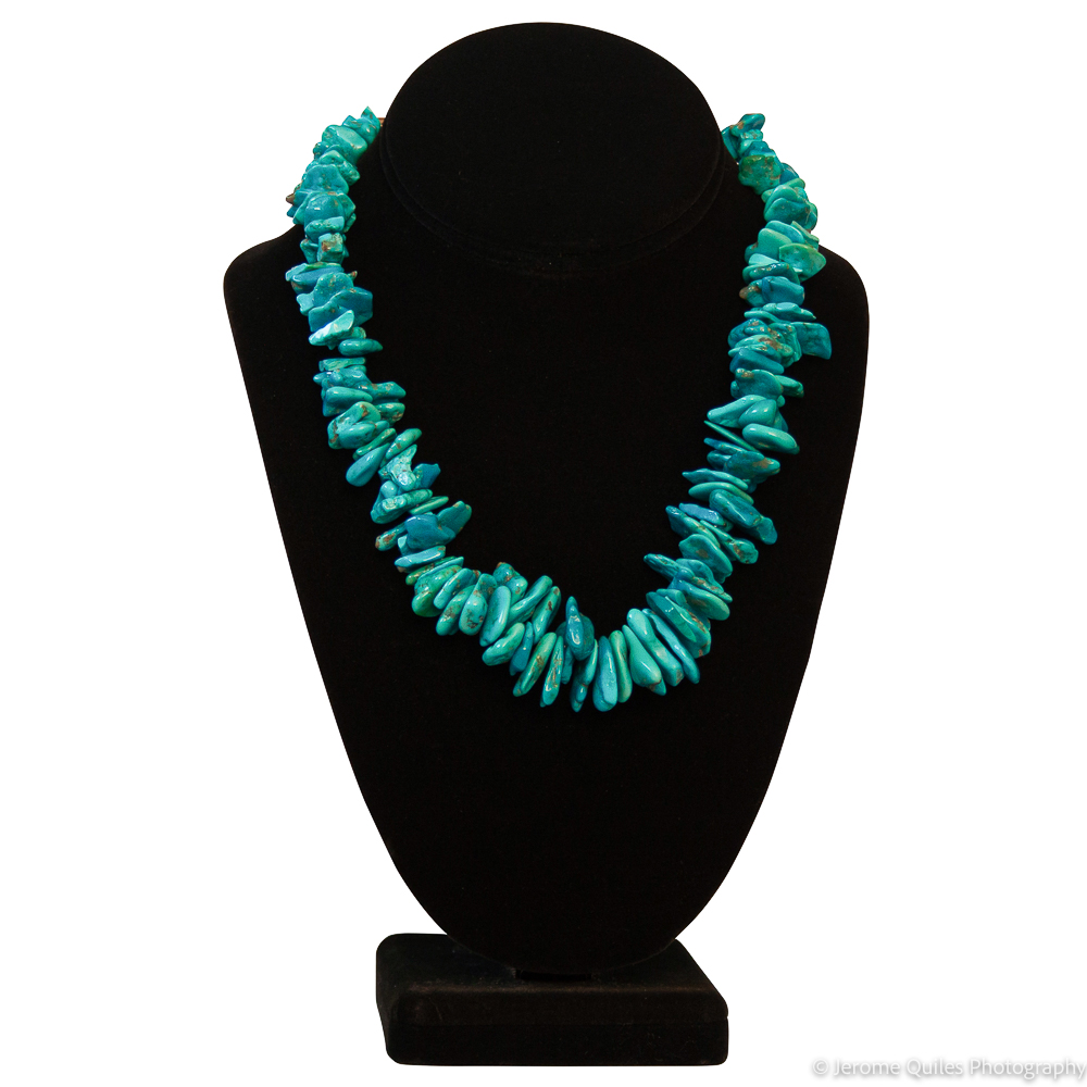 Native American Rare Green Turquoise and Heishei Necklace – Shop Bouboulina