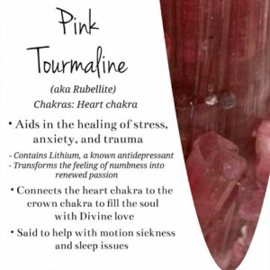 Les Bienfaits de la Tourmaline Rose Rubellite