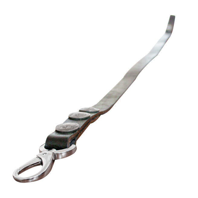Santo Domingo Black Leather Dog Lead - Image 2