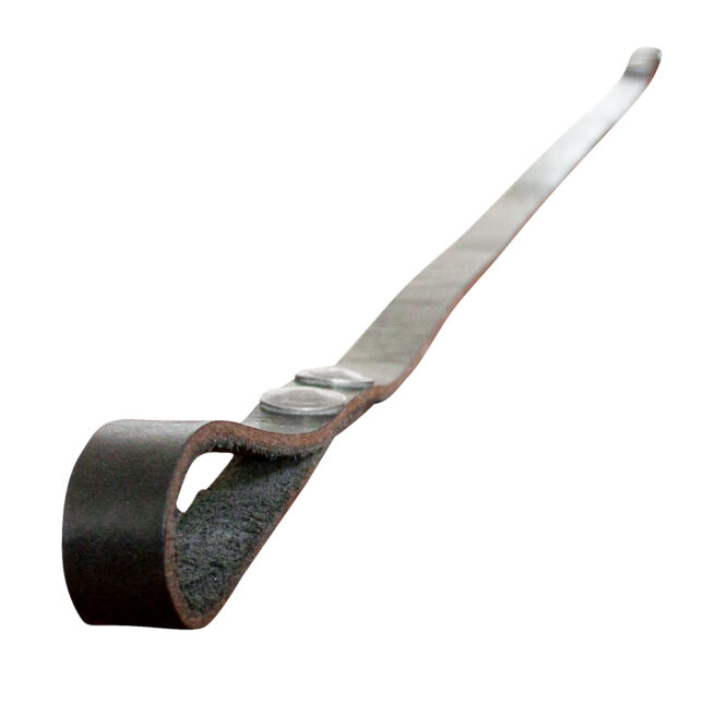 Santo Domingo Black Leather Dog Lead - Image 3