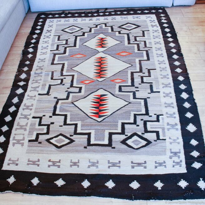 1890s Native Indian Carpet - Image 3