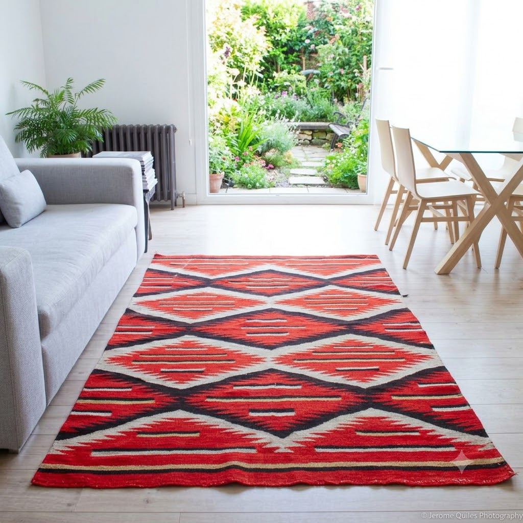 1890s Transitional Period Pound Rug