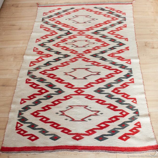 1900s Antique Navajo Area Rug - Image 3