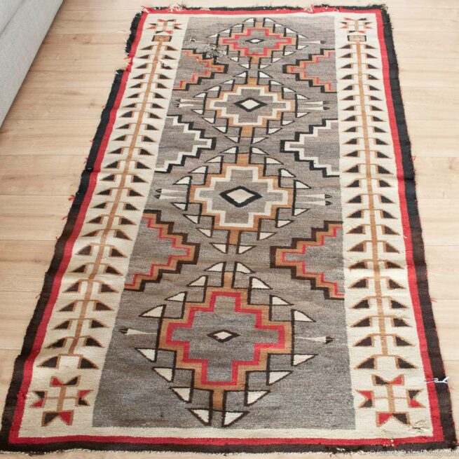 1910s Navajo Rug Runner - Image 3