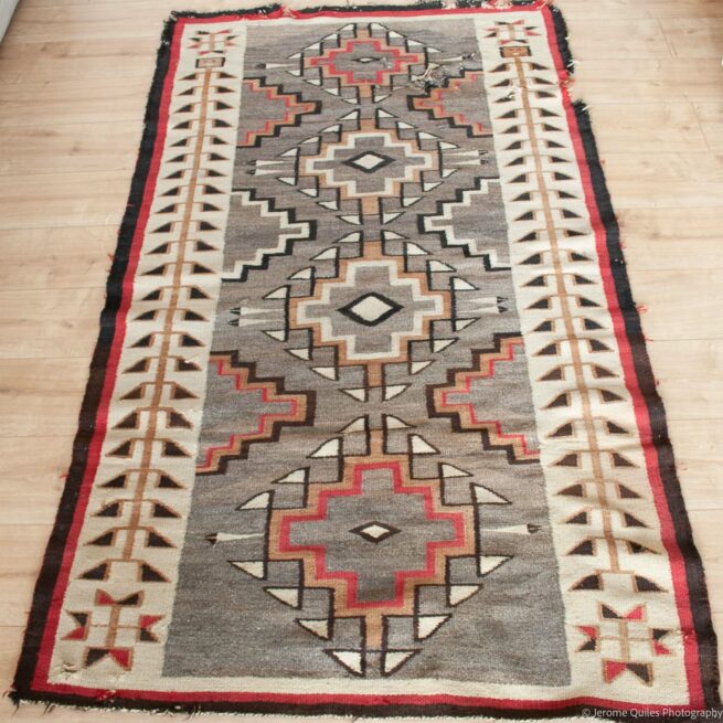 1910s Navajo Rug Runner - Image 2