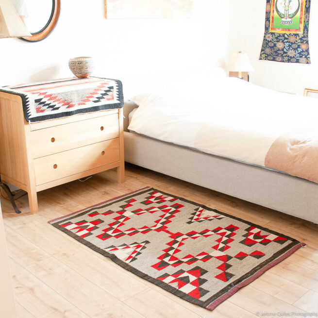 1910s Red Indian Rug - Image 2