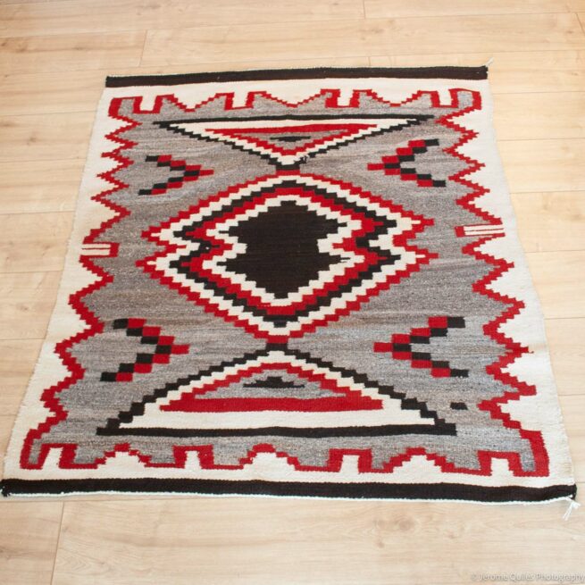 Tapis Tissé-Main Années 1920 – Image 3