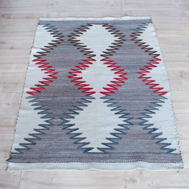 1920s Vintage Handwoven Navajo Blanket - Image 2