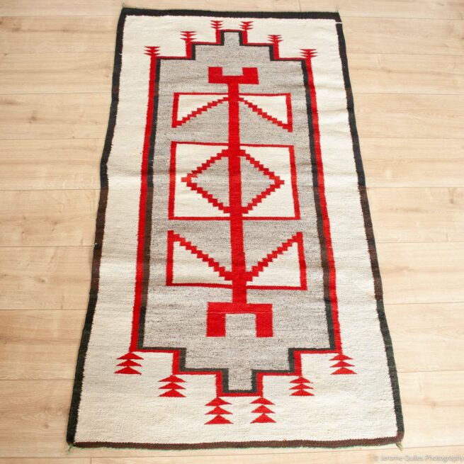 1920s Vintage Klagetoh Rug - Image 5