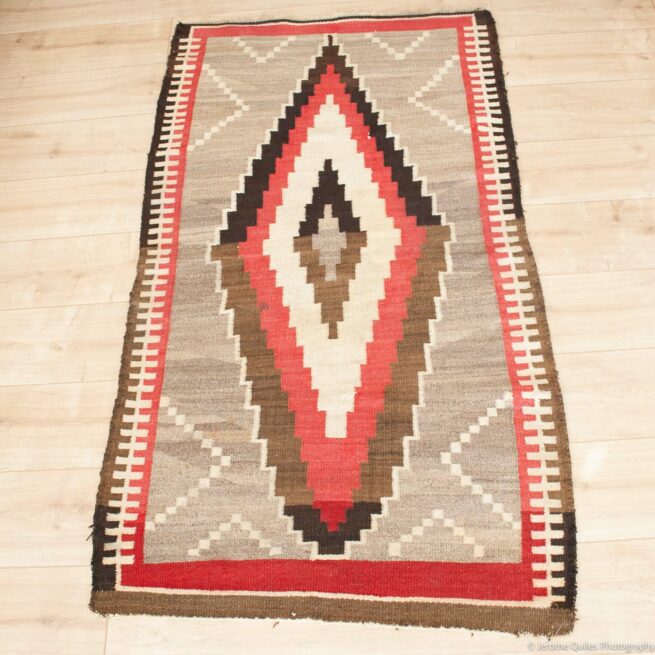 Tapis Navajo Chemin de Fer Années 1930 – Image 3