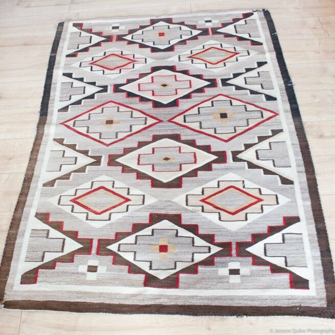 1930s Red Indian Carpet - Image 3