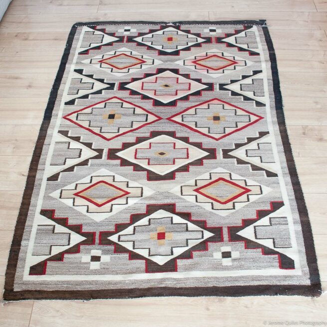 1930s Red Indian Carpet - Image 2