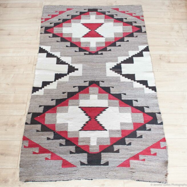 1930s Vintage Navajo Carpet - Image 4