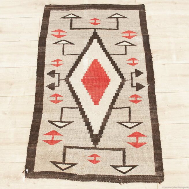 1935 Red Indian Weaving Table Mat