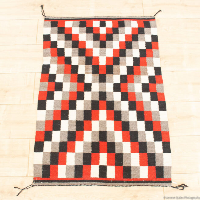 1940’s Navajo Weaving Optical Dazzler