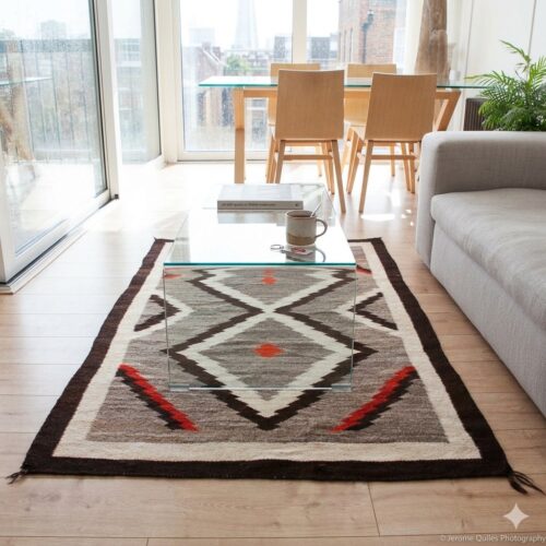 1940s Vintage Handwoven Navajo Rug