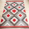 1940s Vintage Handwoven Rug - Image 3