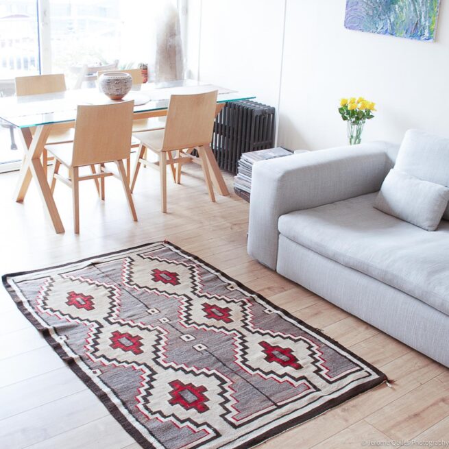 1945 Ute Region Navajo Rug