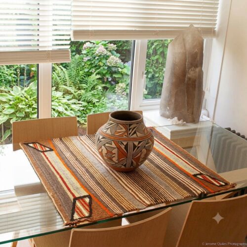 1950s Navajo Saddle Blanket Table Mat