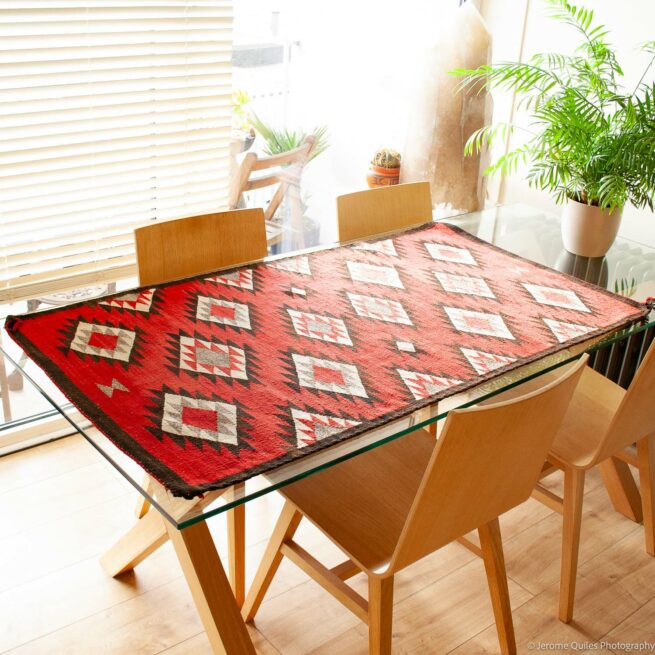 Tapis Rouge Vintage 1960 – Image 3