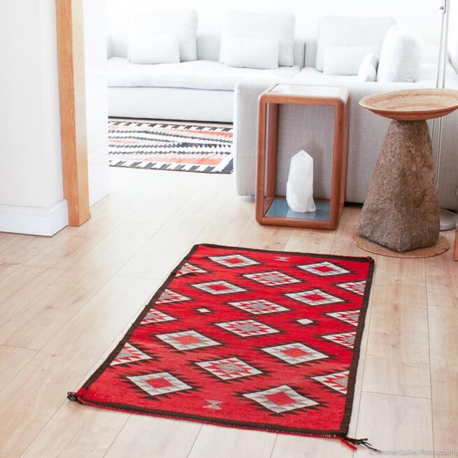 1960’s Red Dazzler Area Rug