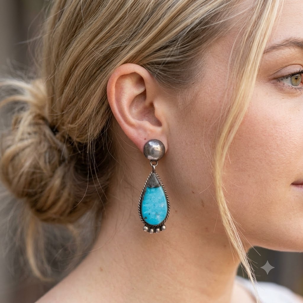 Selena Warner Turquoise Earrings