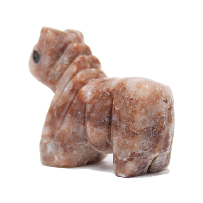 Small Brown Horse Carving - Image 2