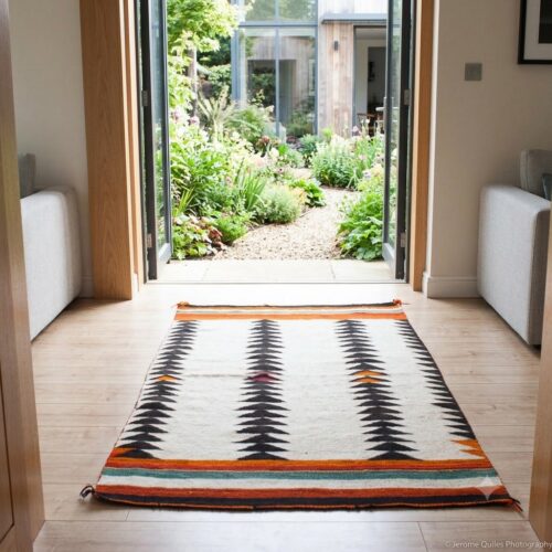 1930s Black Arrows Navajo Weaving