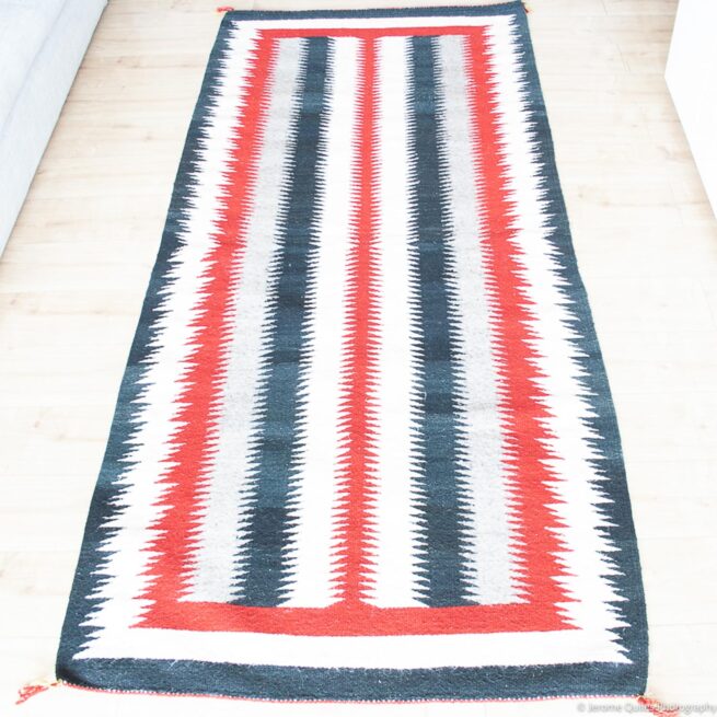 1930s Thick Navajo Dazzler Runner - Image 3