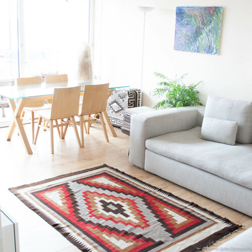 1930’s Vintage Navajo Cabin Rug