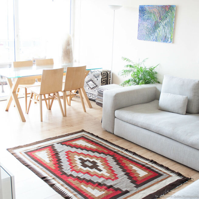 1930’s Vintage Navajo Cabin Rug