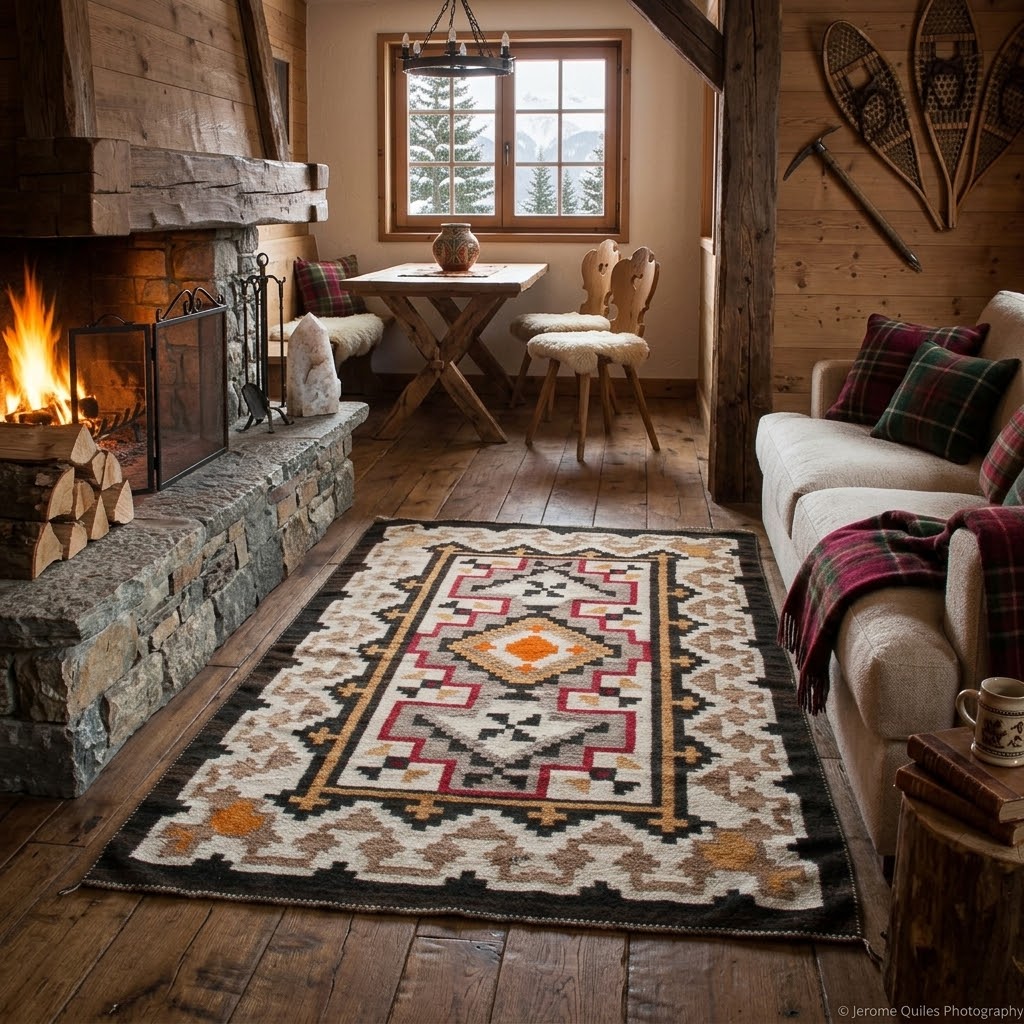 1934 Teec Nos Pos Navajo Rug