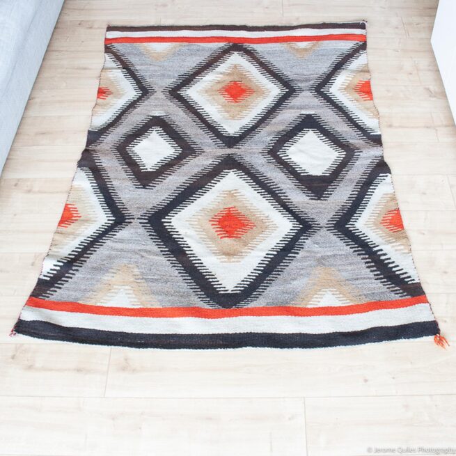 1940 Navajo Rug Eye Dazzler - Image 4