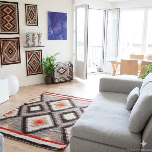 1940 Navajo Rug Eye Dazzler