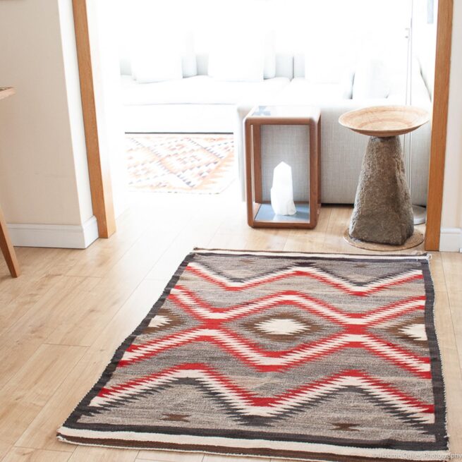 1940s Handwoven Navajo Blanket - Image 2