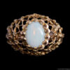 Bague Années 60 Opale Or 18K
