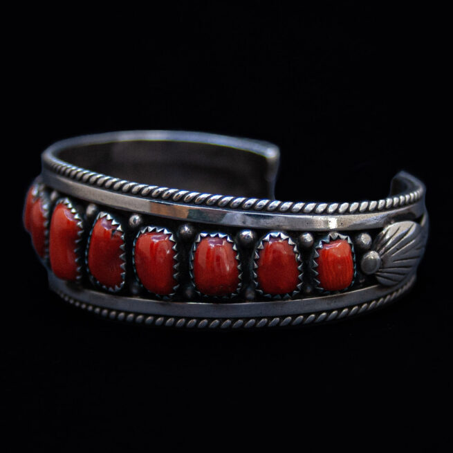 Bracelet Corail Rouge Navajo – Image 3