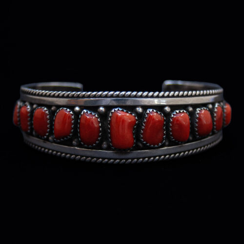 Navajo Coral Bracelet